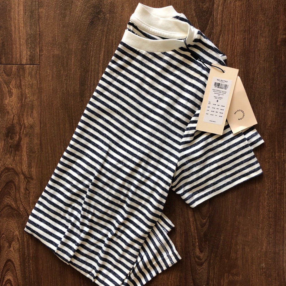 ASOS Black & White Stripes T-Shirt